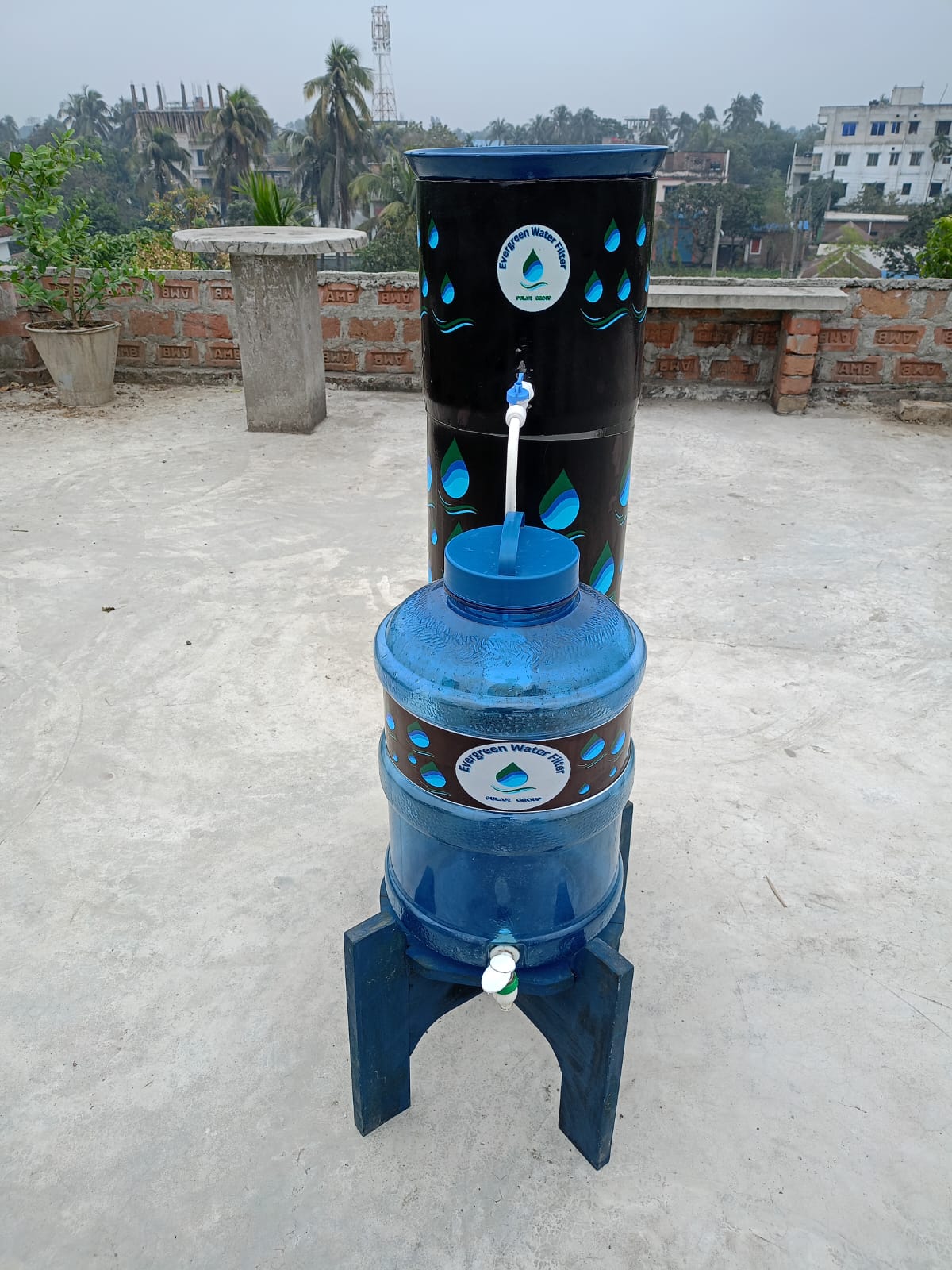 Plus with Storage and Base (Manual) - Whole House Evergreen Water Filter - Image 13